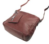 Starorůžová dámská středně velká crossbody kabelka 1911-BB