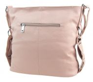 Růžová moderní crossbody dámská kabelka 67-MH