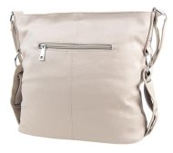 Krémová moderní crossbody dámská kabelka 67-MH