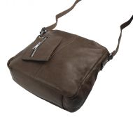 Přírodně hnědá dámská středně velká crossbody kabelka 1911-BB