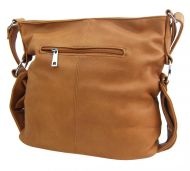 Hnědá moderní crossbody dámská kabelka 67-MH