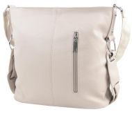 Krémová moderní crossbody dámská kabelka 67-MH