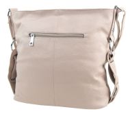 Jemně meruňková moderní crossbody dámská kabelka 67-MH