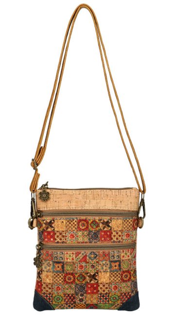 Korková lehká malá crossbody dámská kabelka 85056 typ2