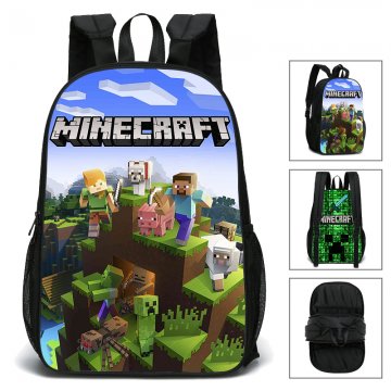 Oboustranný studentský batoh s potisky Minecraft…