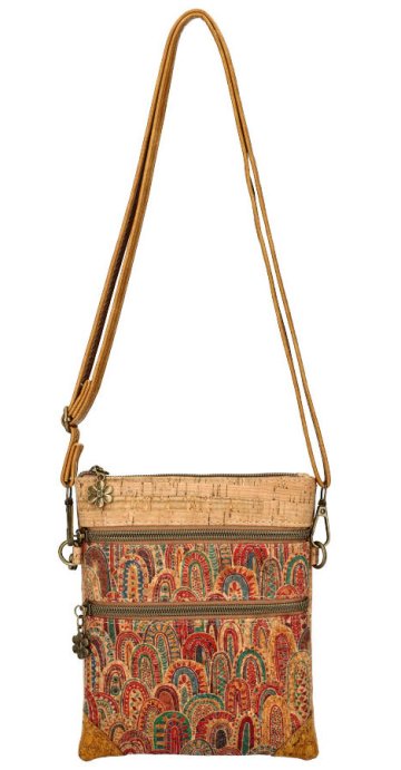 Korková lehká malá crossbody dámská kabelka 85056 typ3